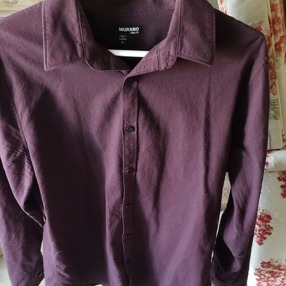 Murano Slim Fit Button Down Long Sleeve Shirt - Picture 2 of 8
